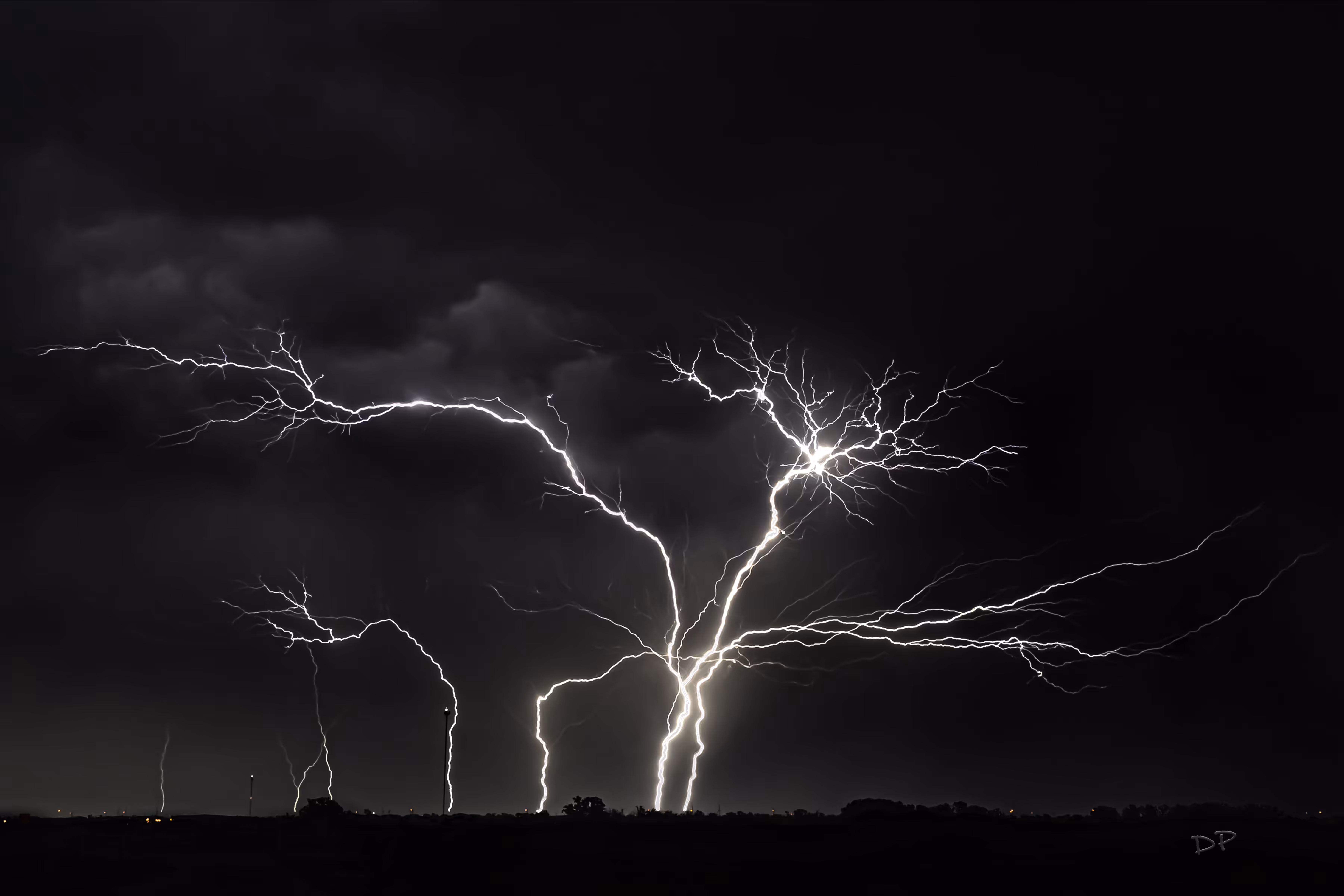 Upwards Lightning by Dave Paddick