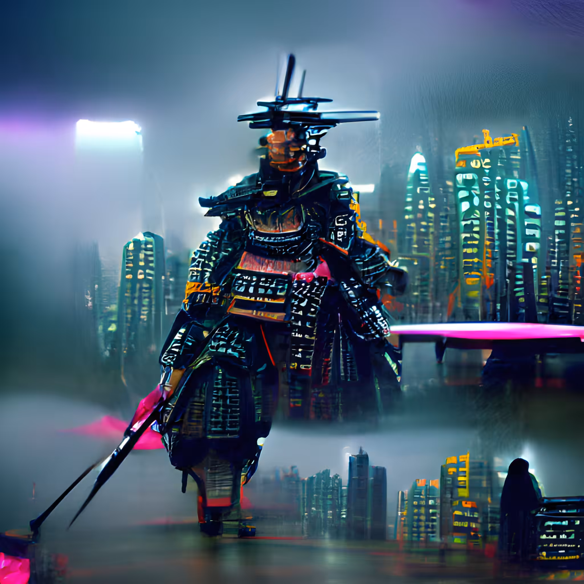 Cyberpunk Samurai #03