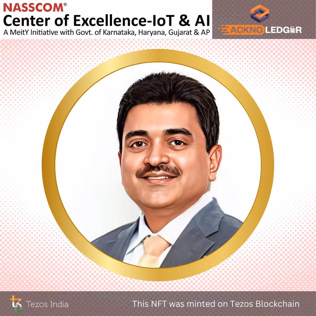 NASSCOM CoE IOT & AI Metaverse Conclave - Speakers: Rajesh Mirjankar - NFT Business Card