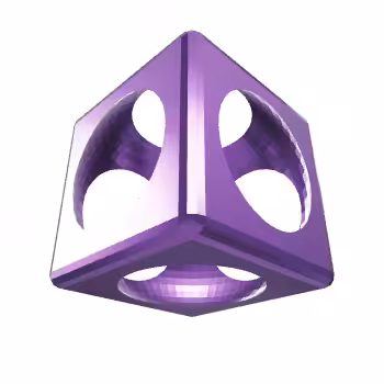 3D FX: Hollow cube 3D