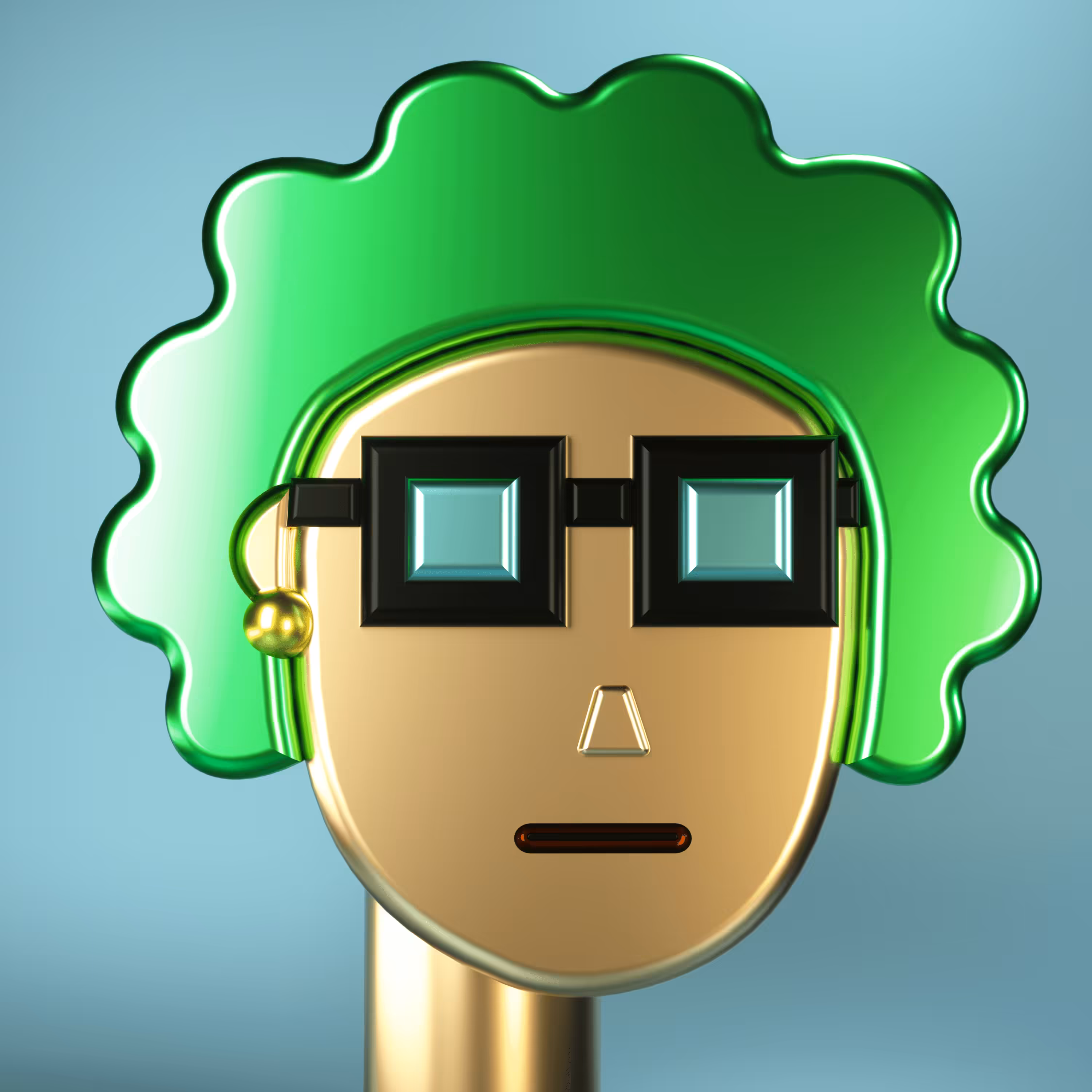 3D Chrome Punk #0469
