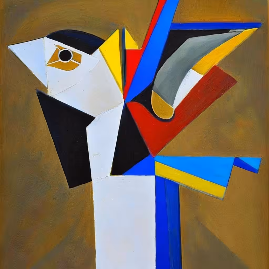 Cubist #44 (Sparrow)