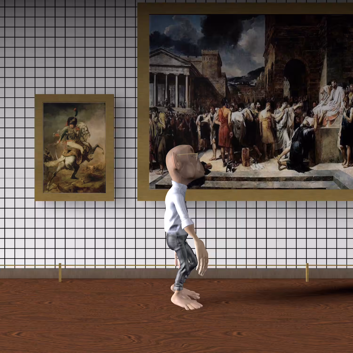 One day in Louvre #1