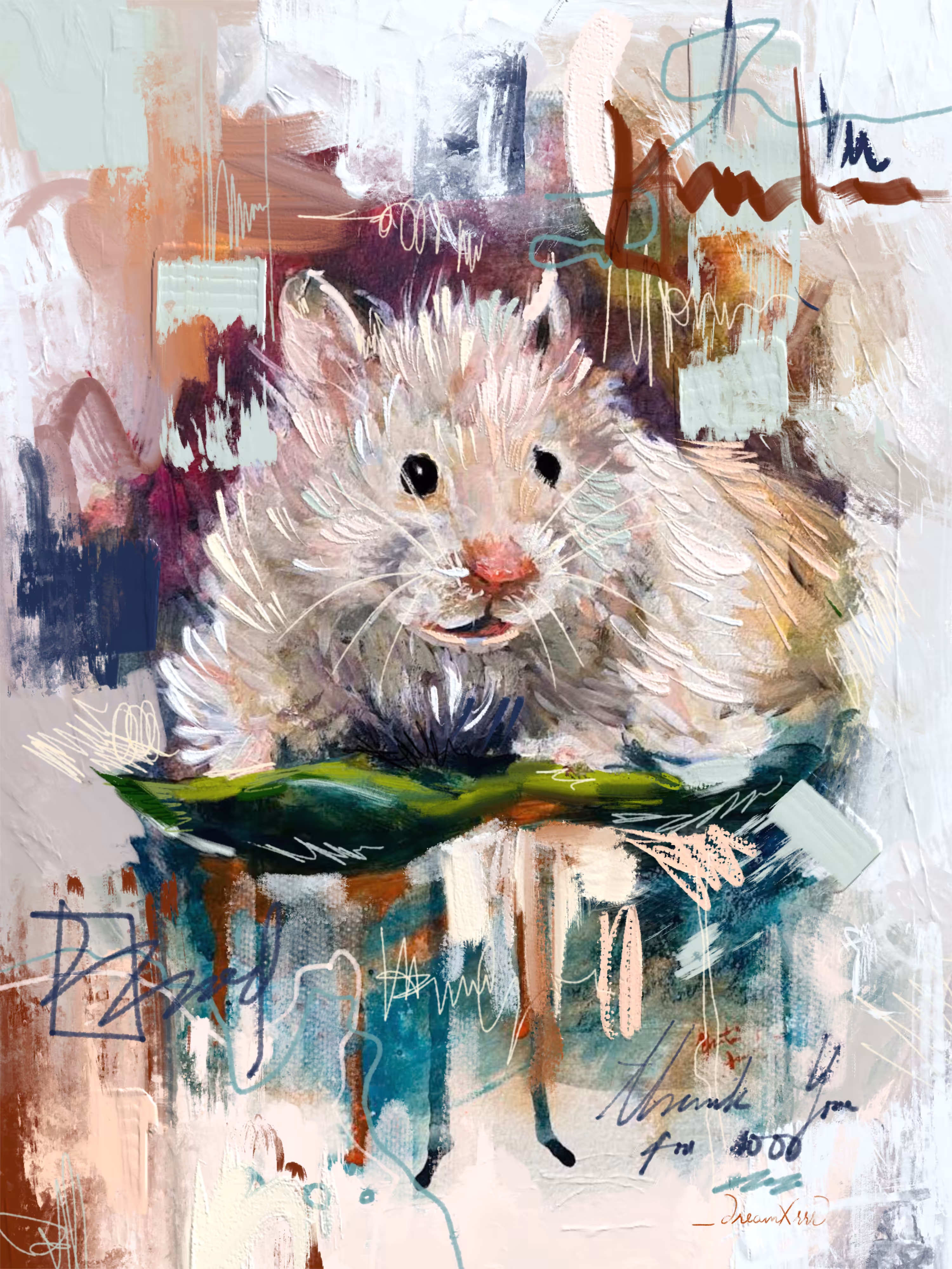 The Painting of Mozzarella