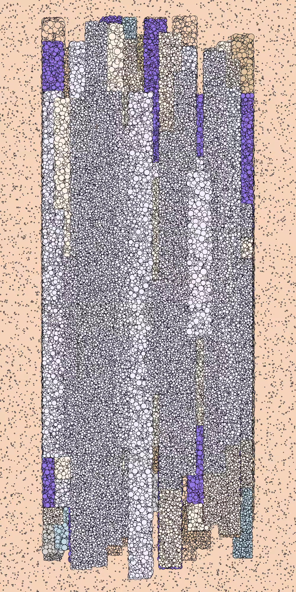 Assorted bubble textures #17
