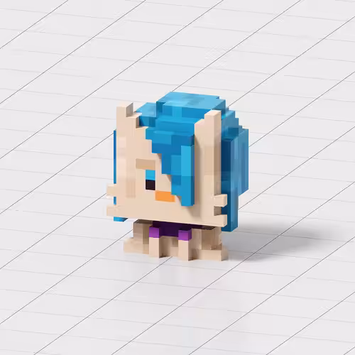 Crypto Voxel Cats #023