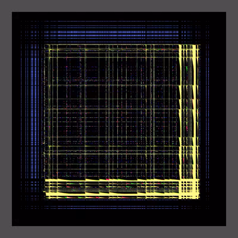 Analog Grid Burn #8