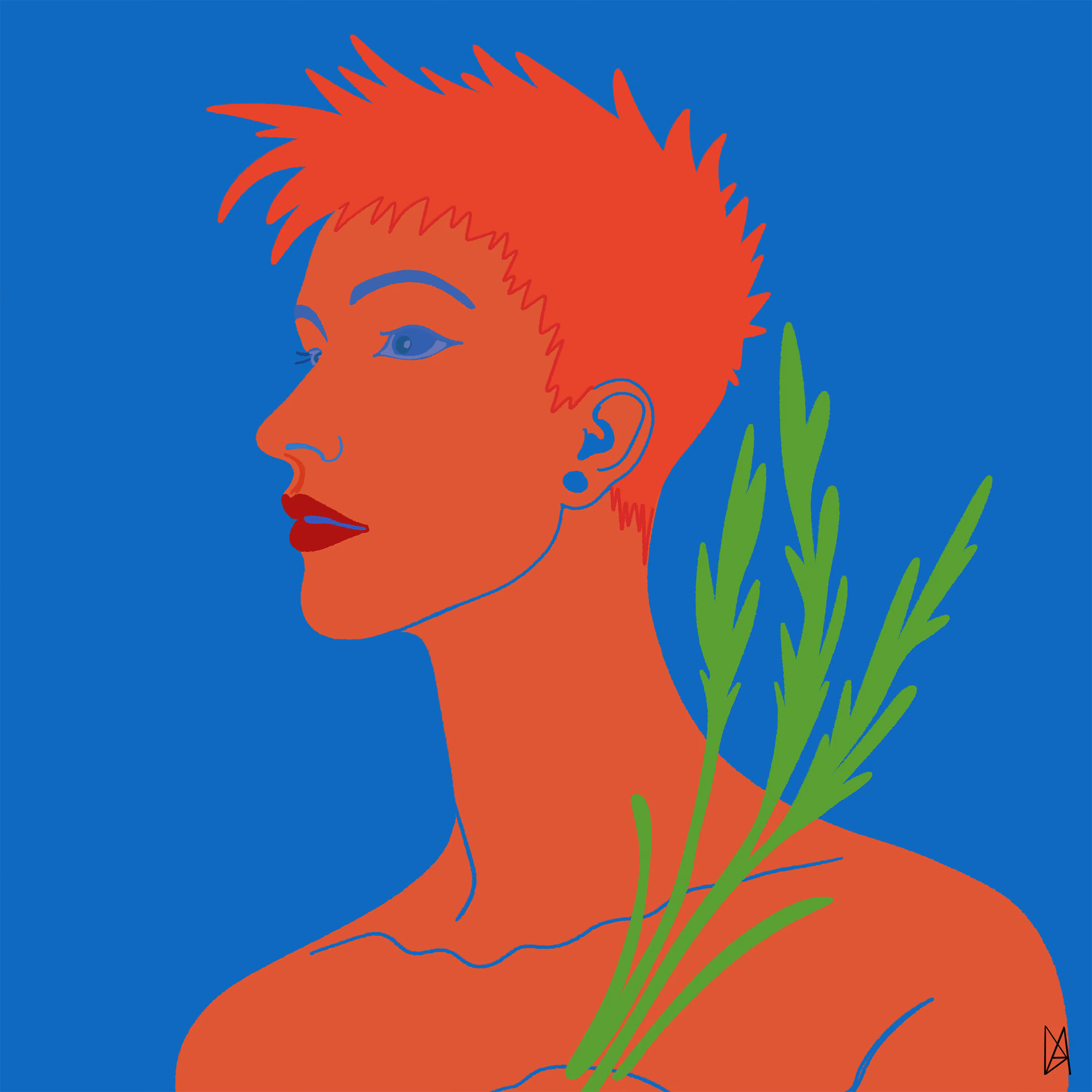 Orange Woman