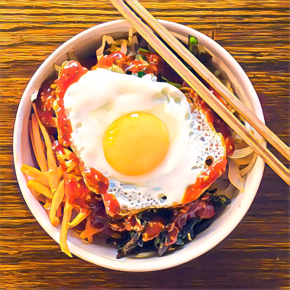Bibimbap bowl
