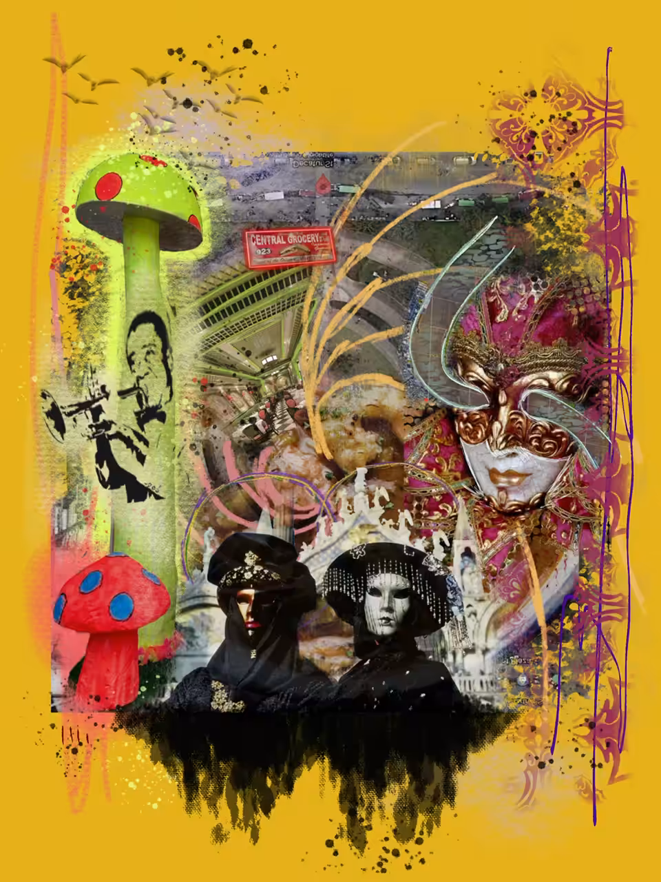 collage: NOLA Summer