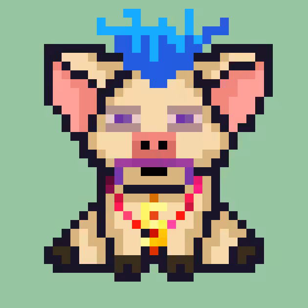 Punk Pig #00191