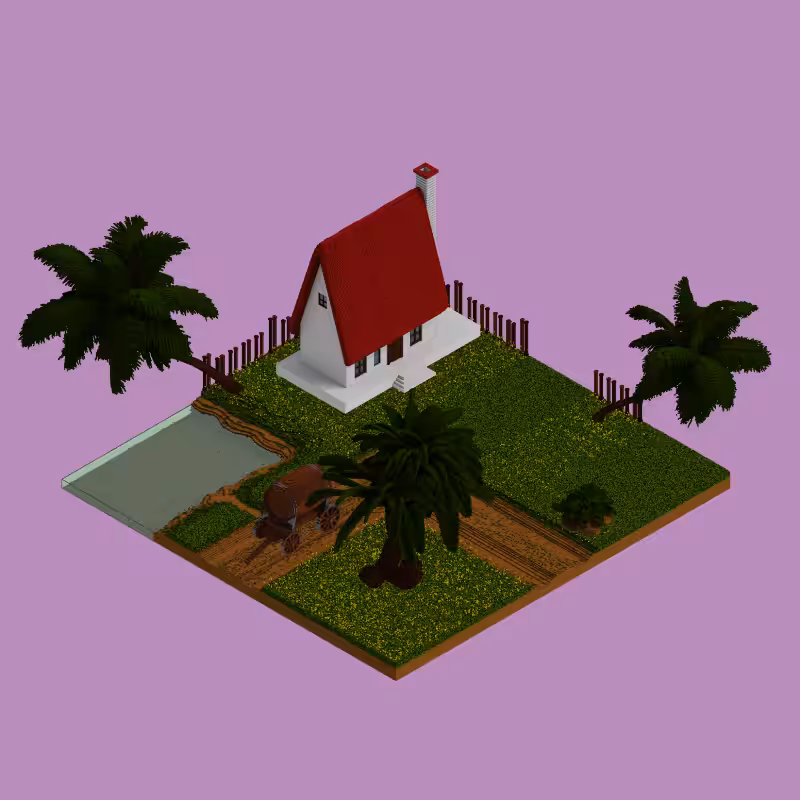 Pastel cottages #2 #5