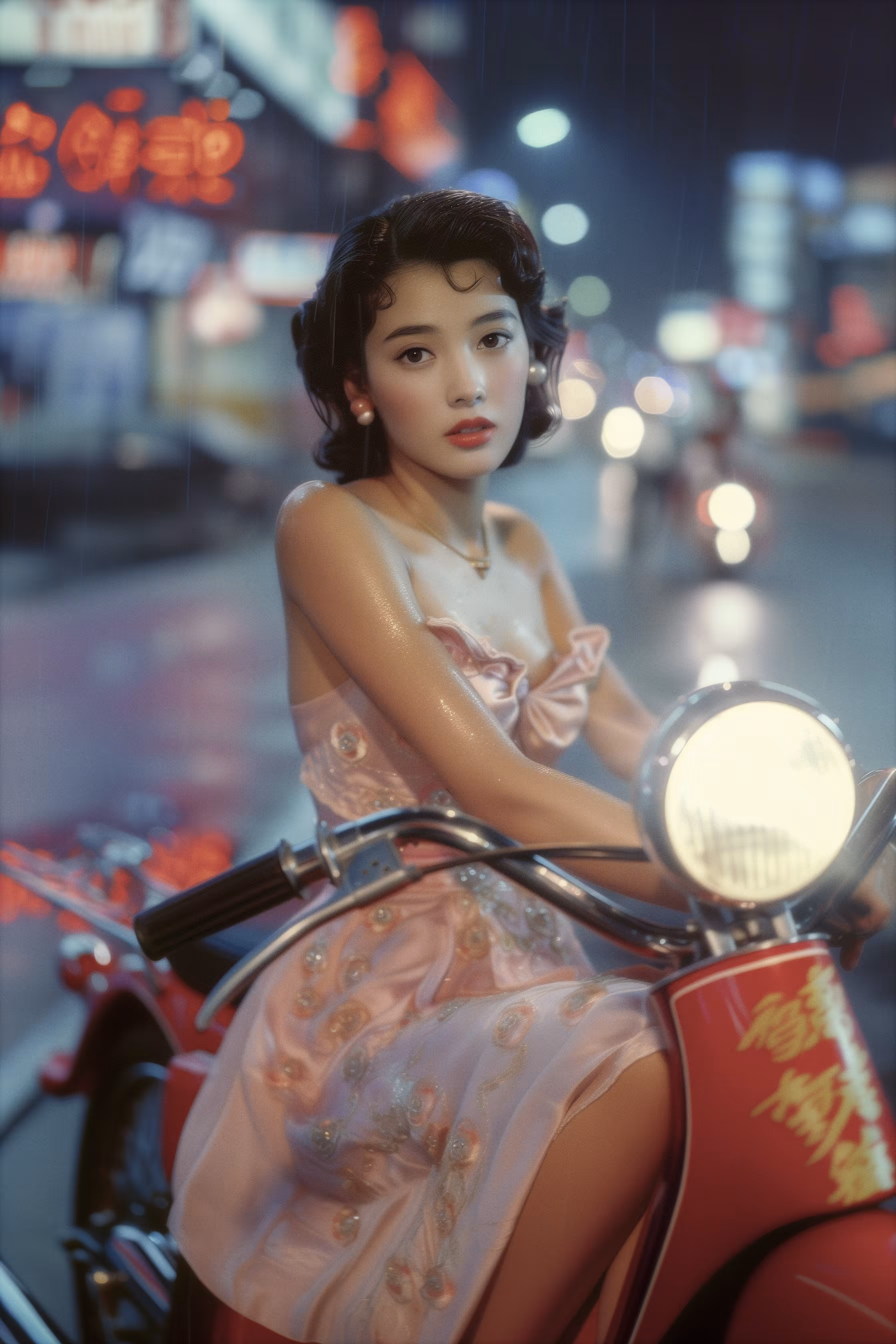 An Imaginary Saigon Scooter Girl