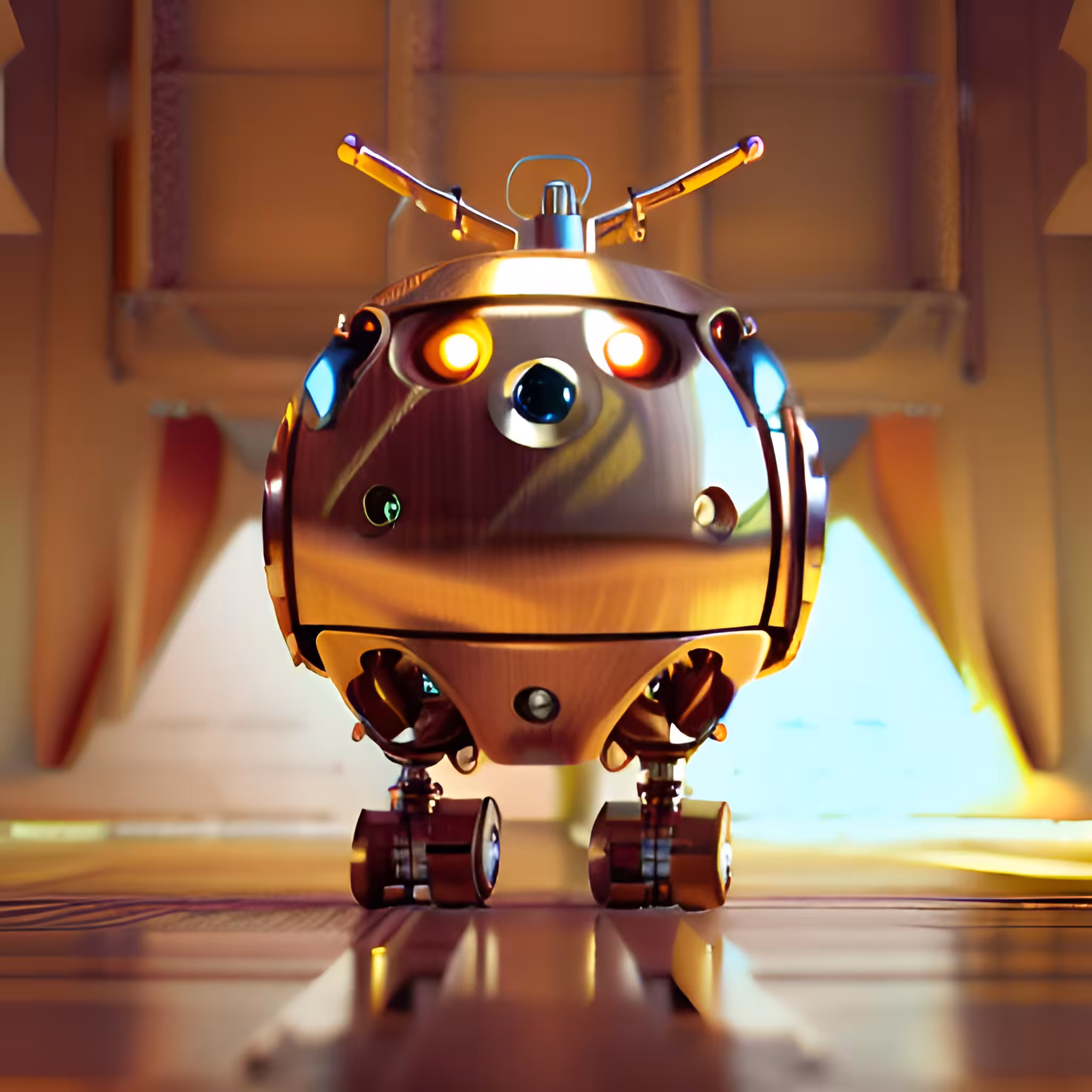 Golden Robotic Apples #41