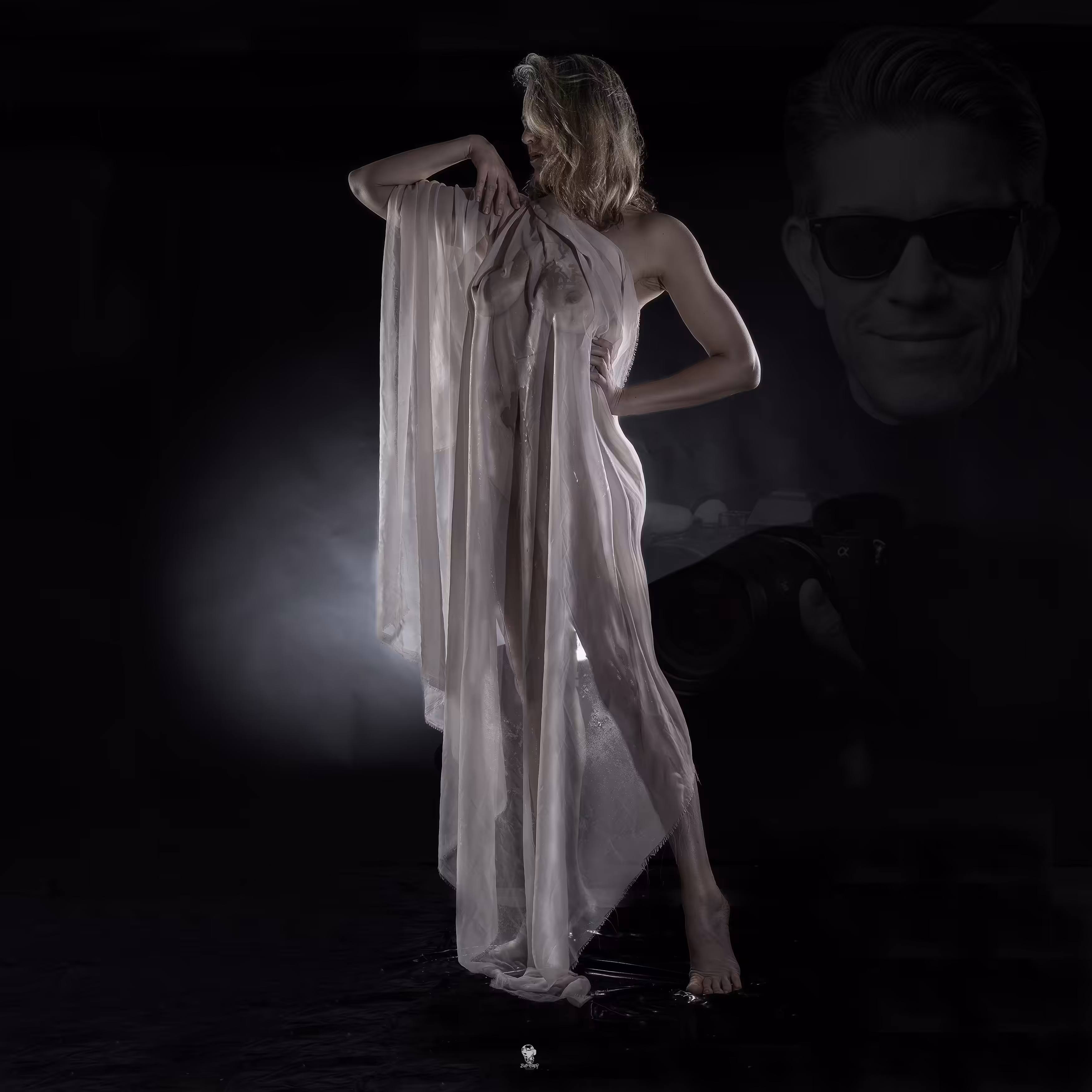 Margots pleasure by Bupher: Nude Athena in Silk