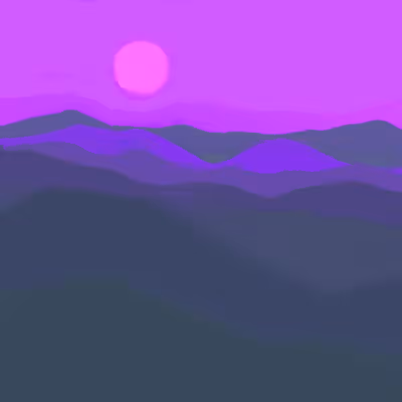 Colorful hills #7
