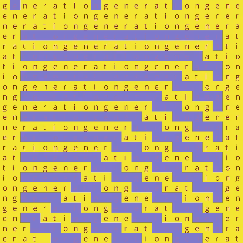Generation - Automata #109