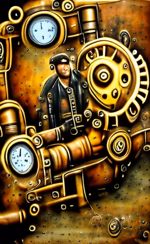 Steampunk Illustration 17