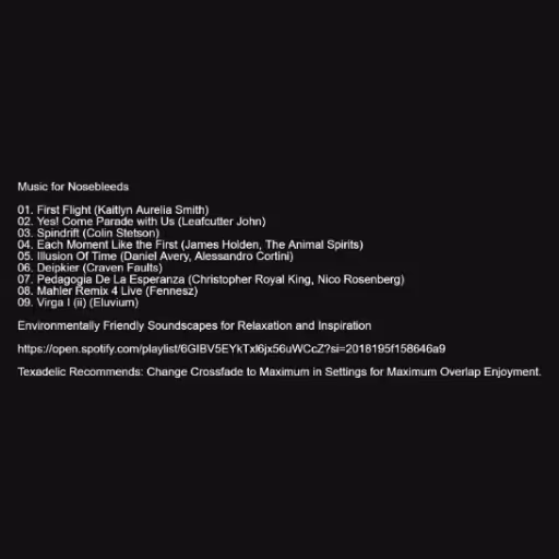 Music for Nosebleeds...