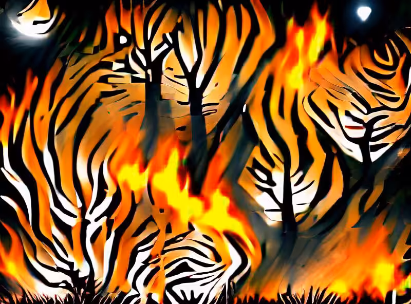 Tiger, Tiger, burning bright, in the forests of the night