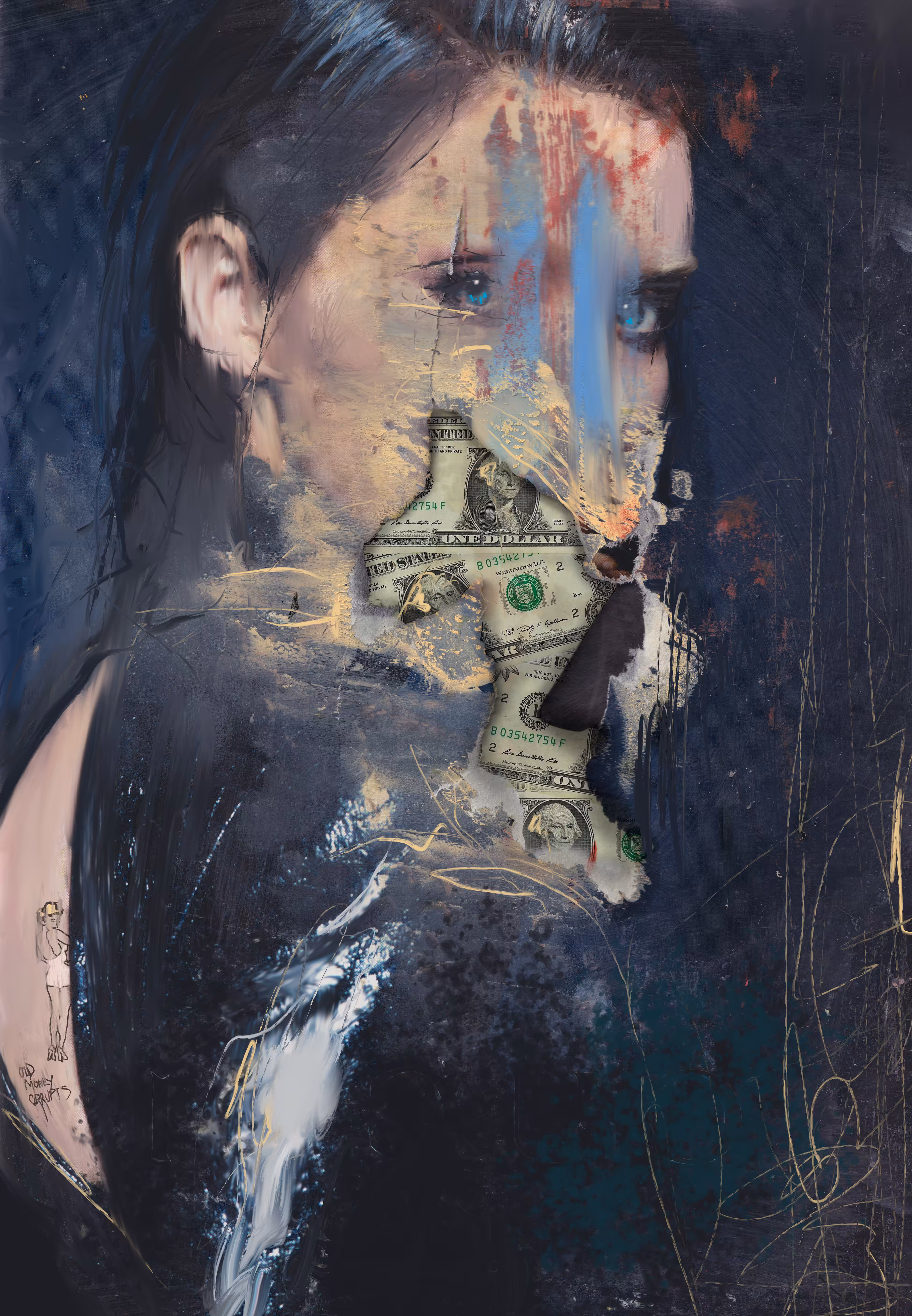OLD MONEY CORRUPTS (BLUE EYES)