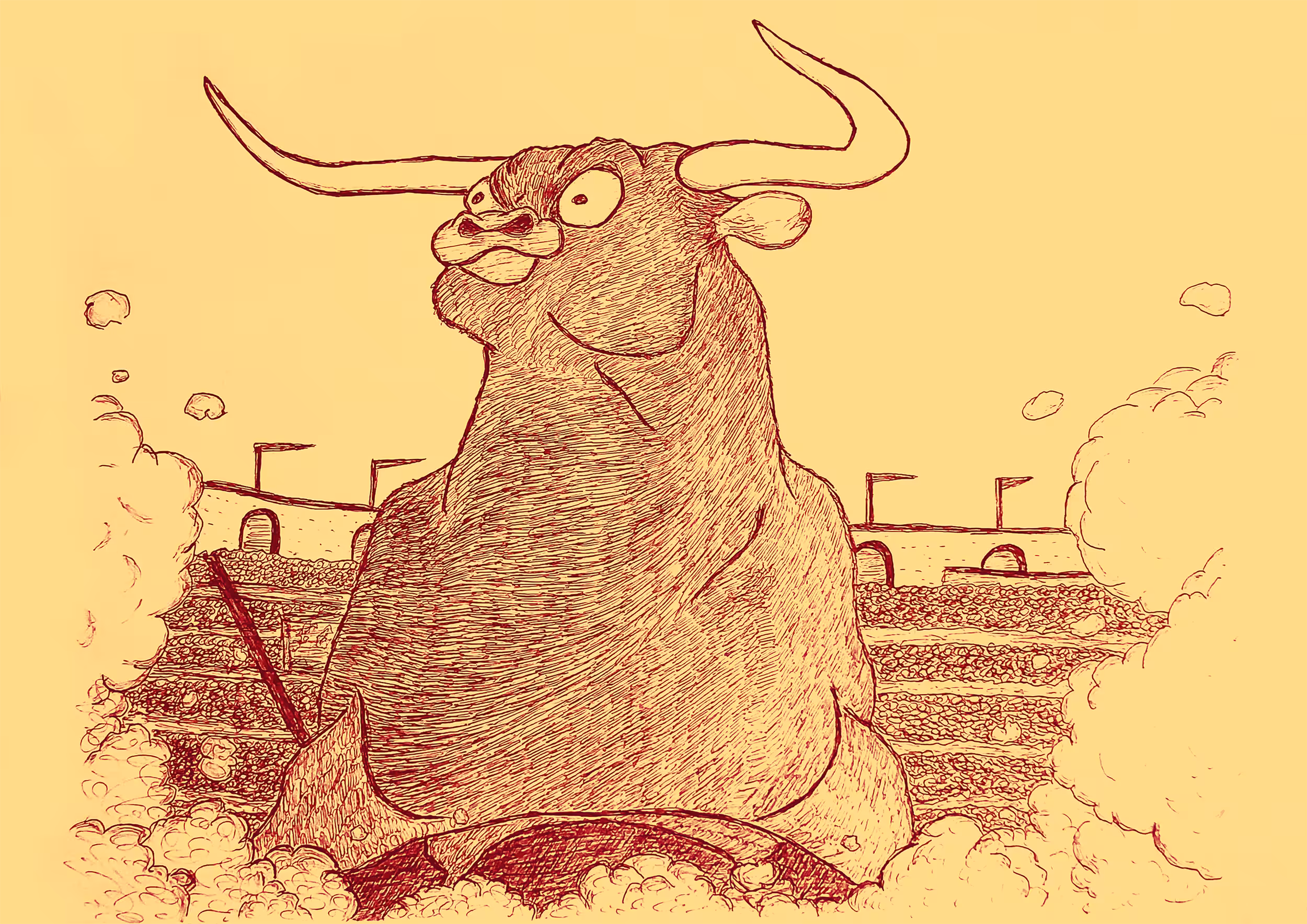 #Inktober: Day 4 / Dodge