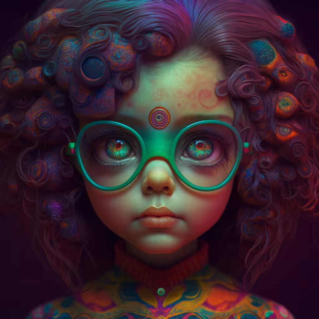 Psychedelic Art: Magic Doll