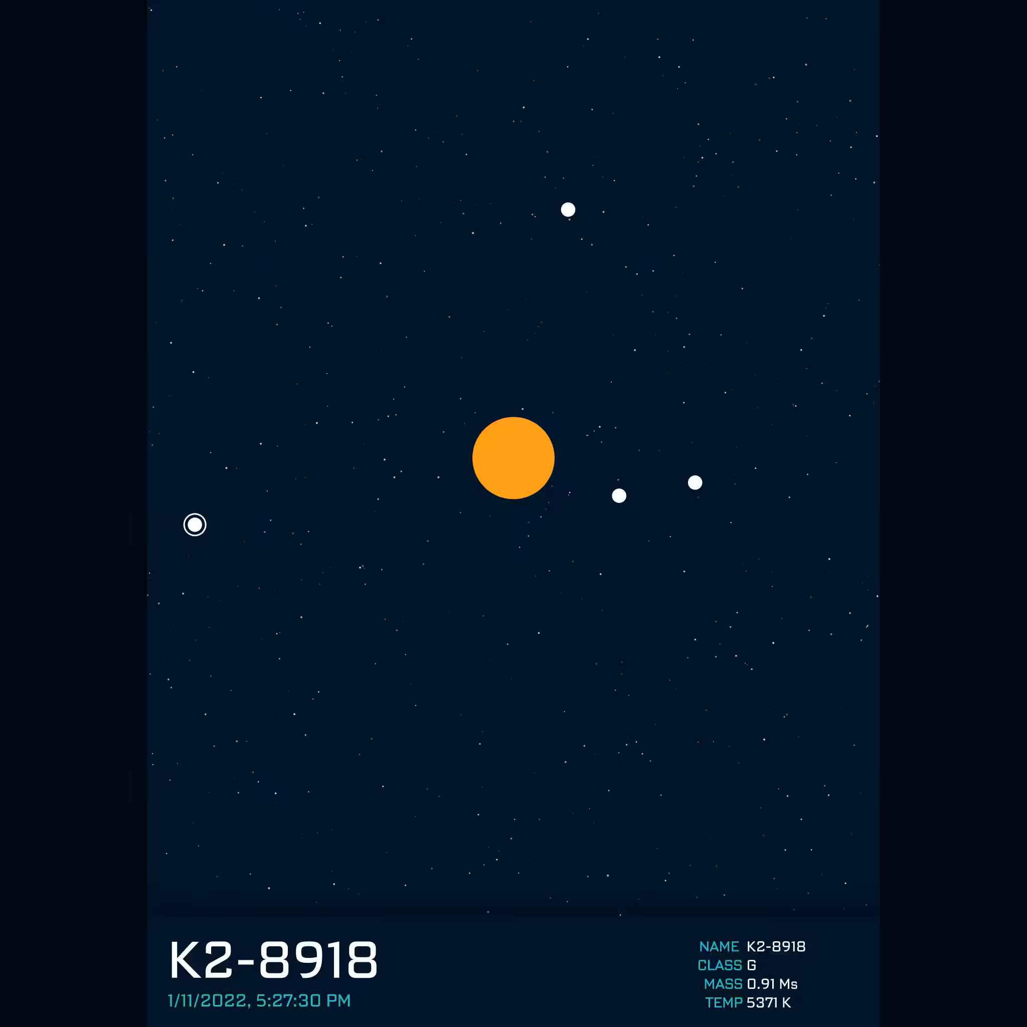 PLANETARY SYSTEM #127