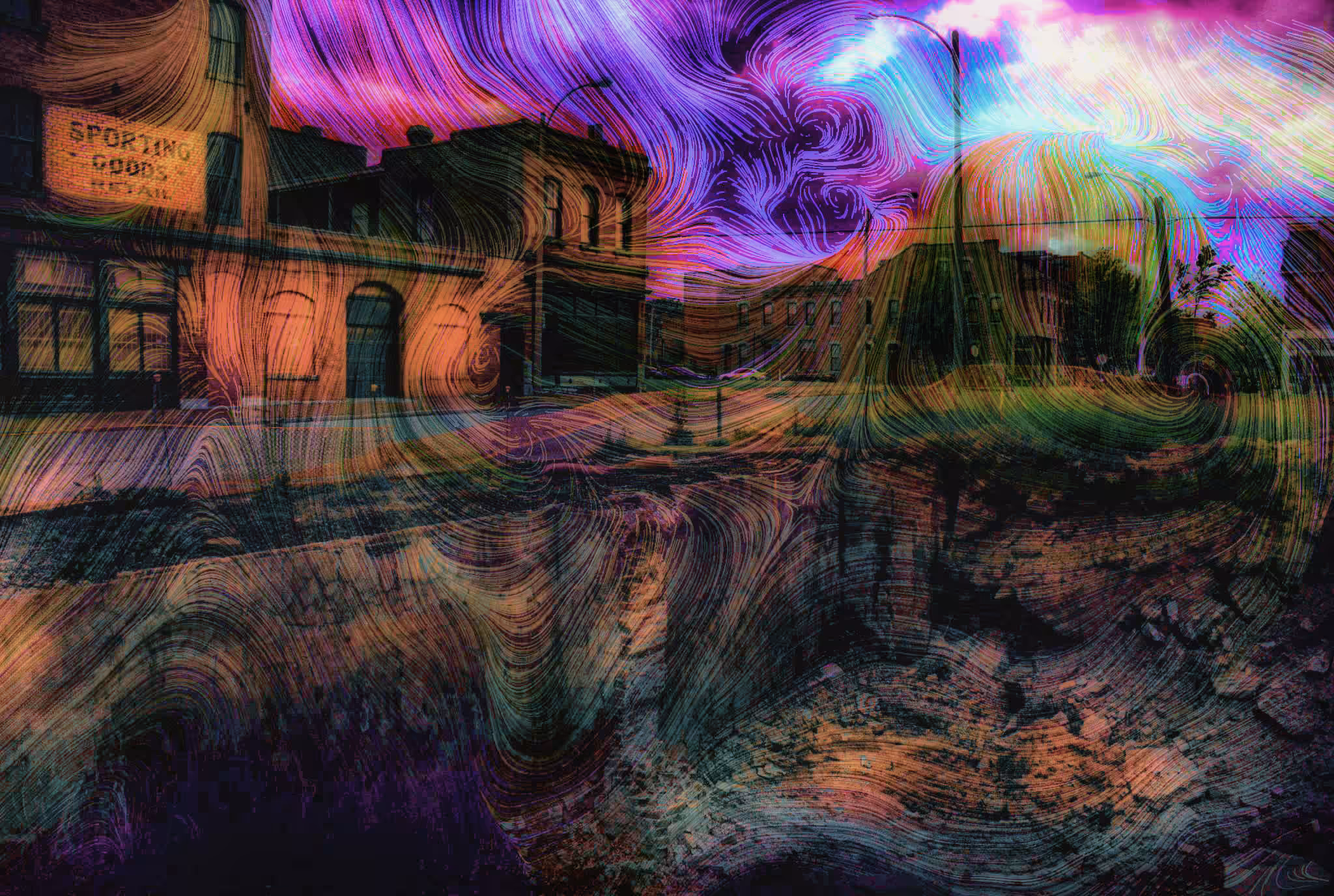 a hole in the heart of the city