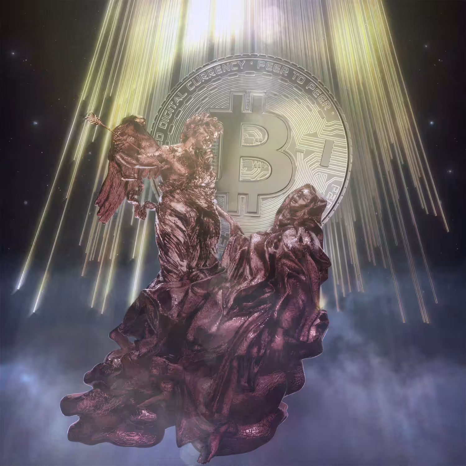 Bronze Bitcoin Angel