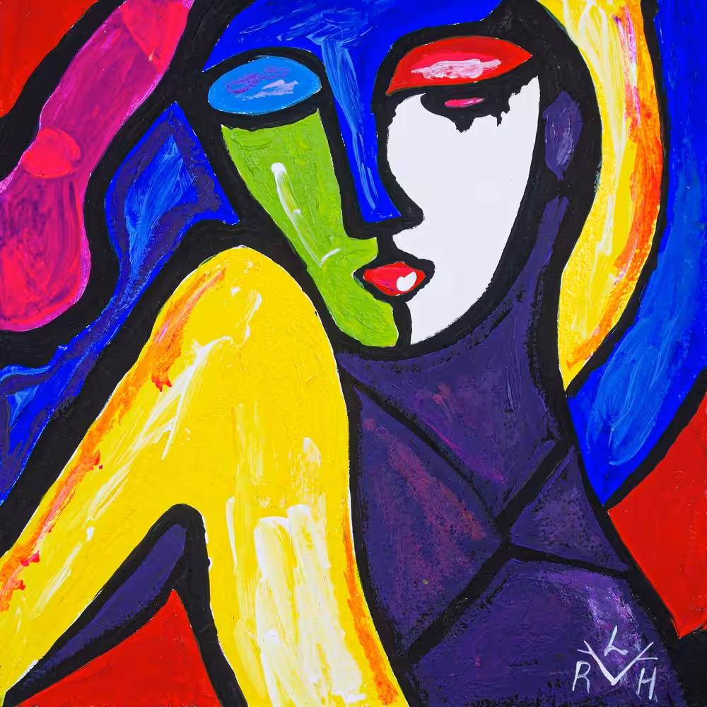 Lady with Pink Hair