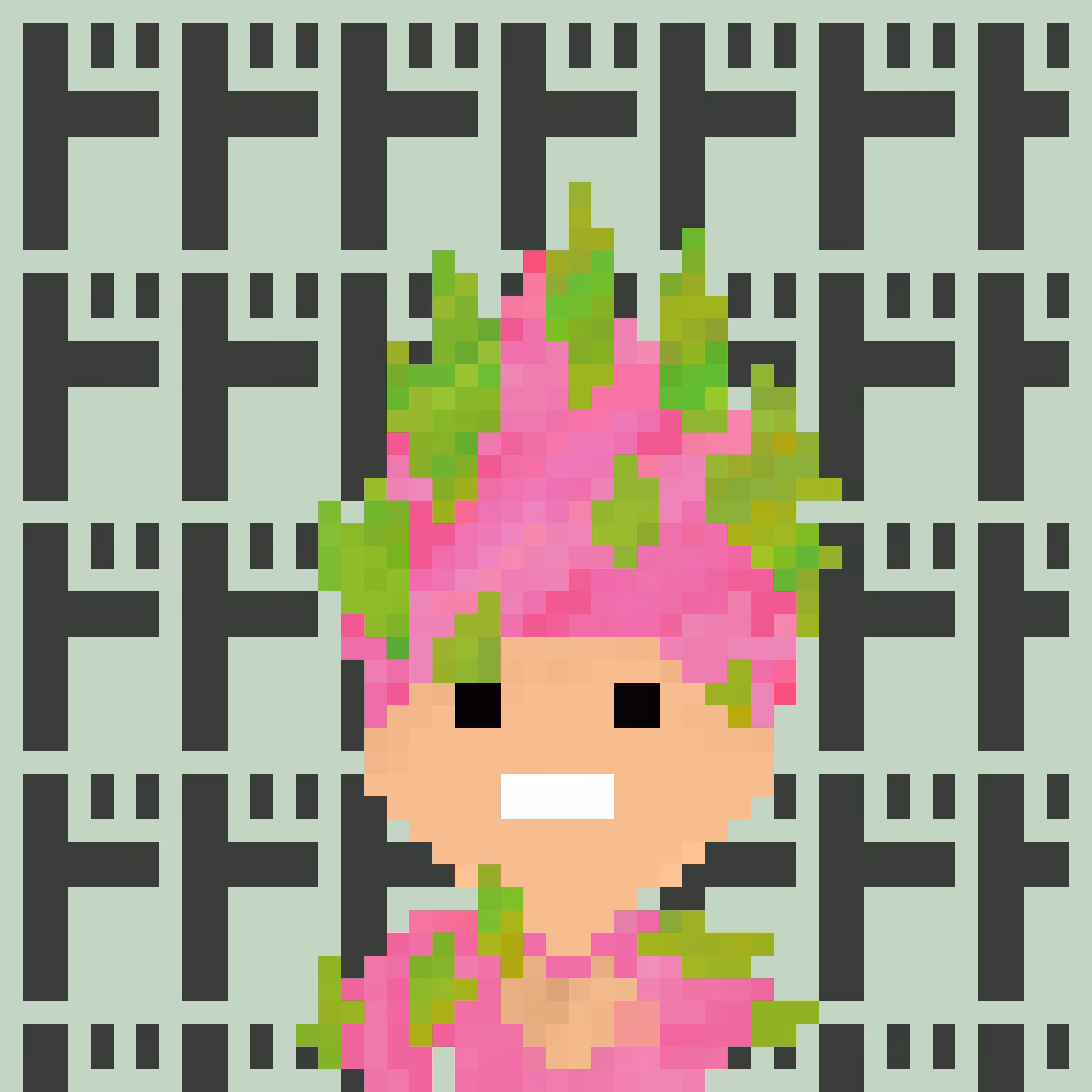 VHP#6 dragon fruit head 