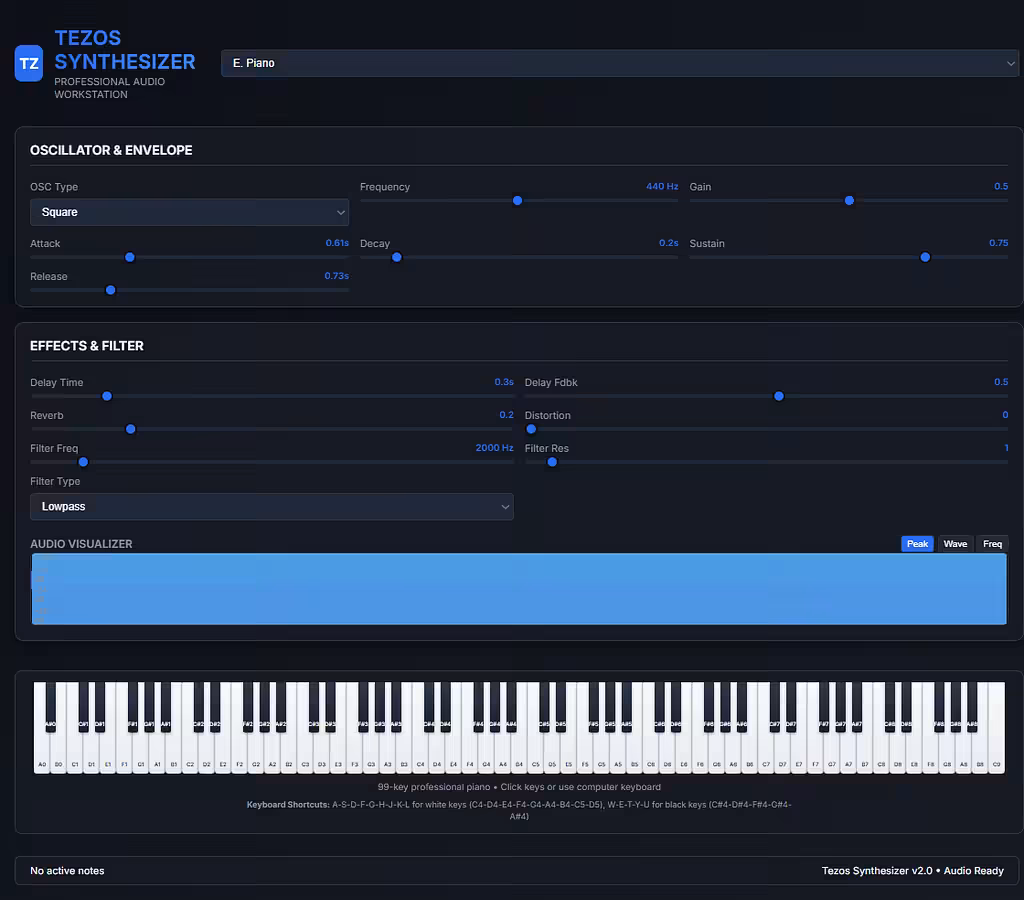 Tezos Synthesizer