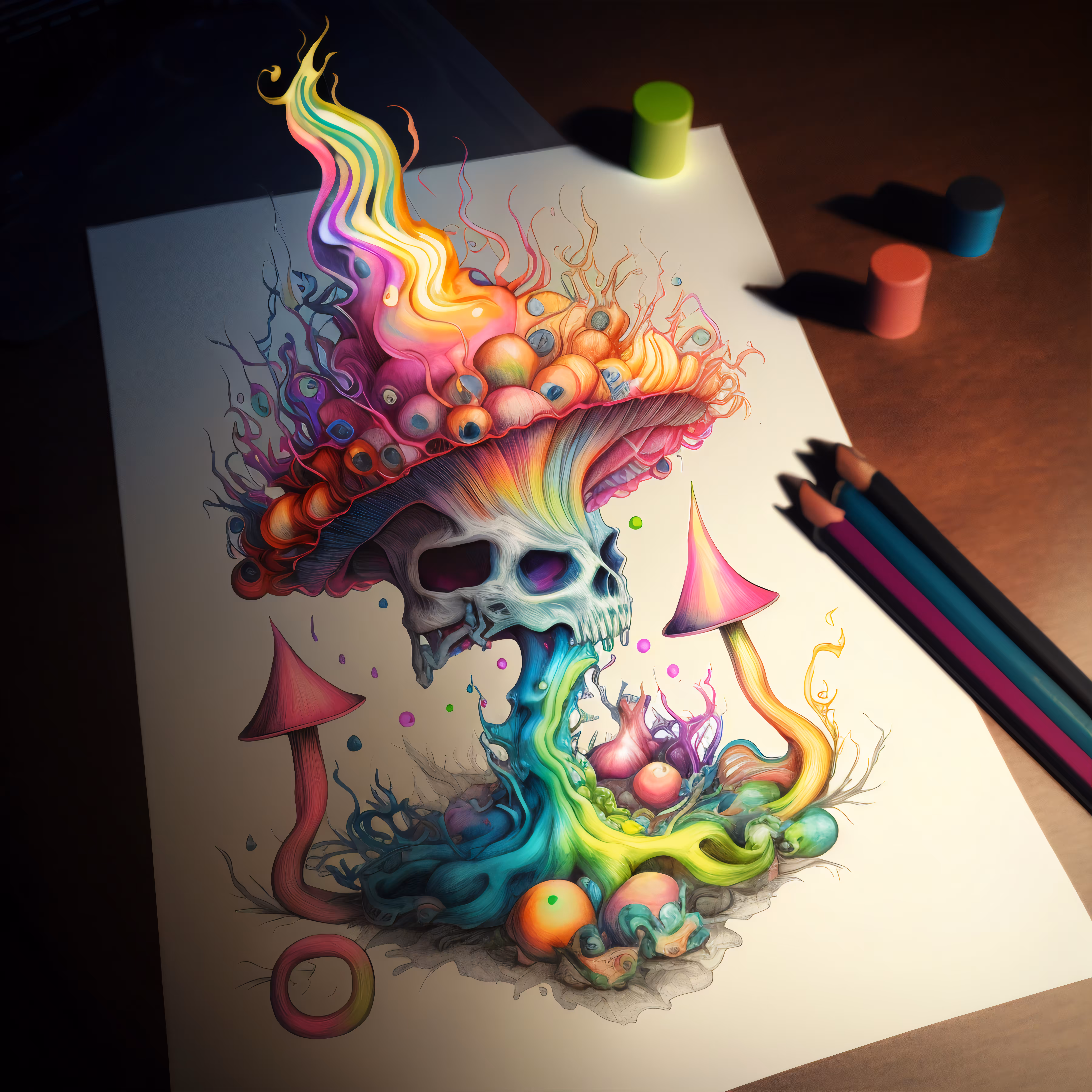 Digital  drawing: mmmmh! they are good, these pencils ! : ) #13