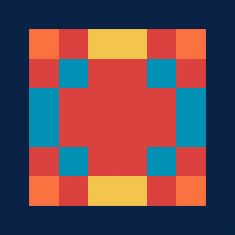 Pixel Mandala #25