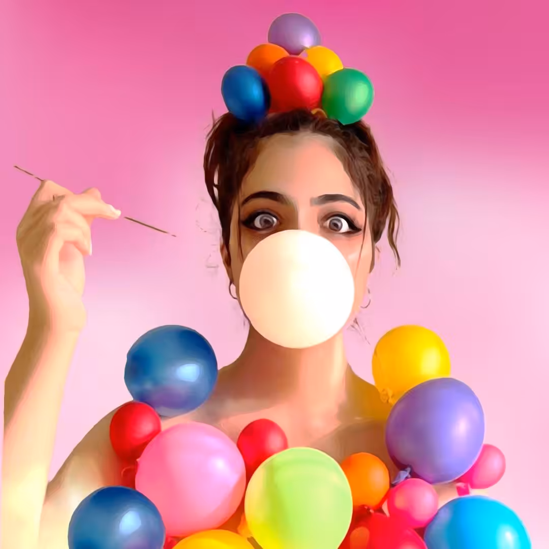 The queen of balloons
