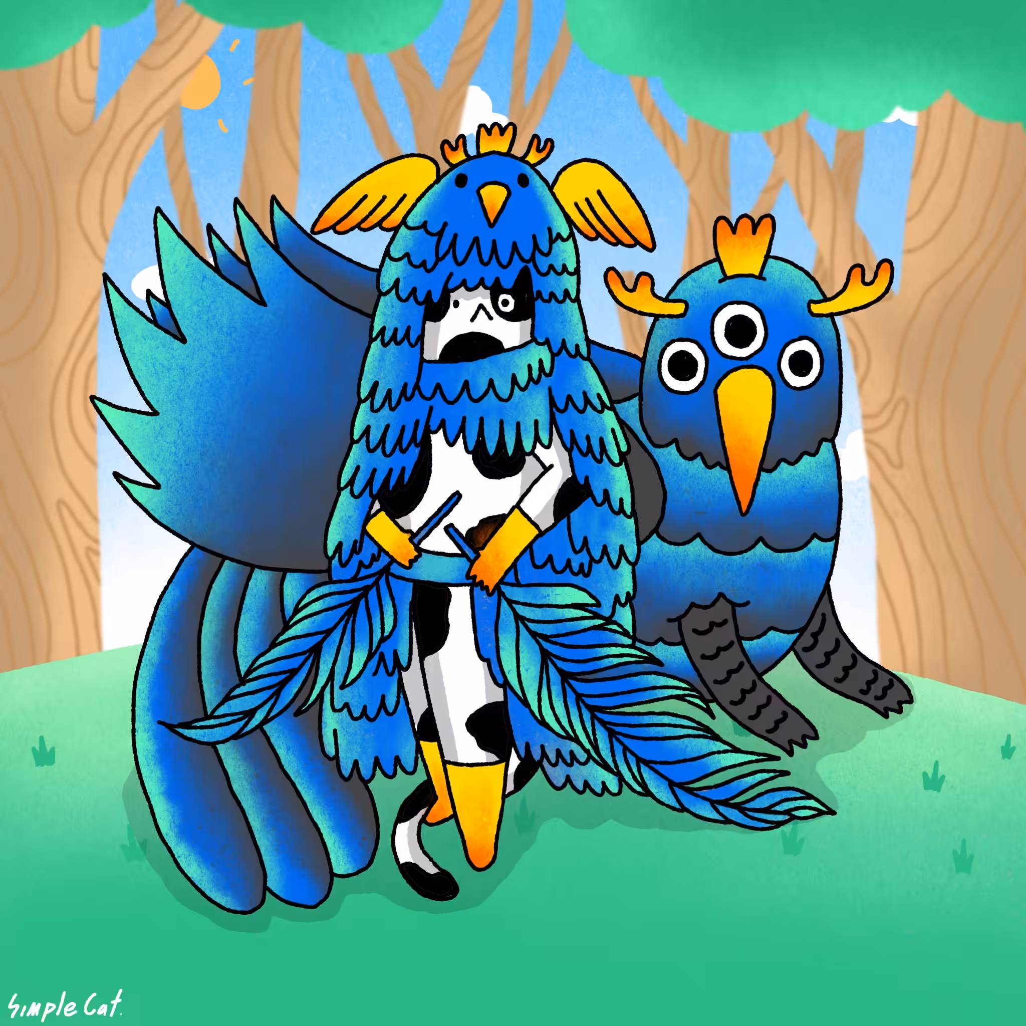 #27 Hunter and the blue bird.