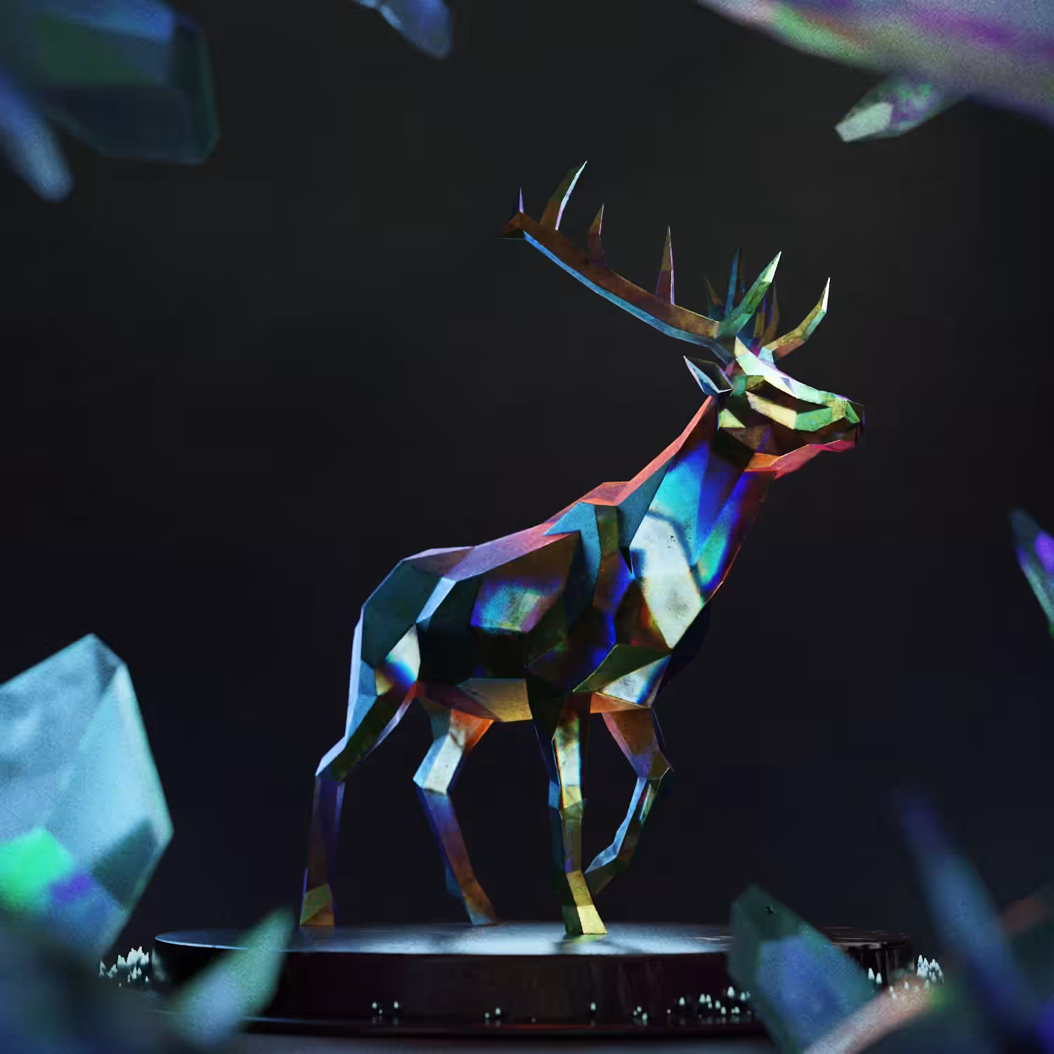 Diamond Red Deer