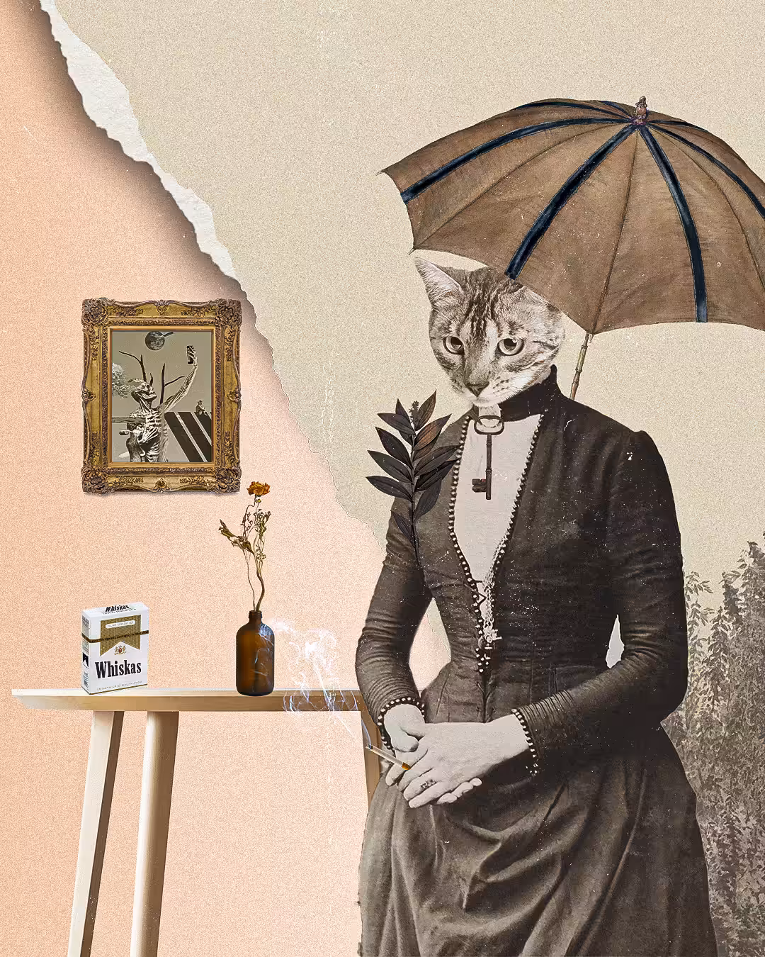 La gata que fuma