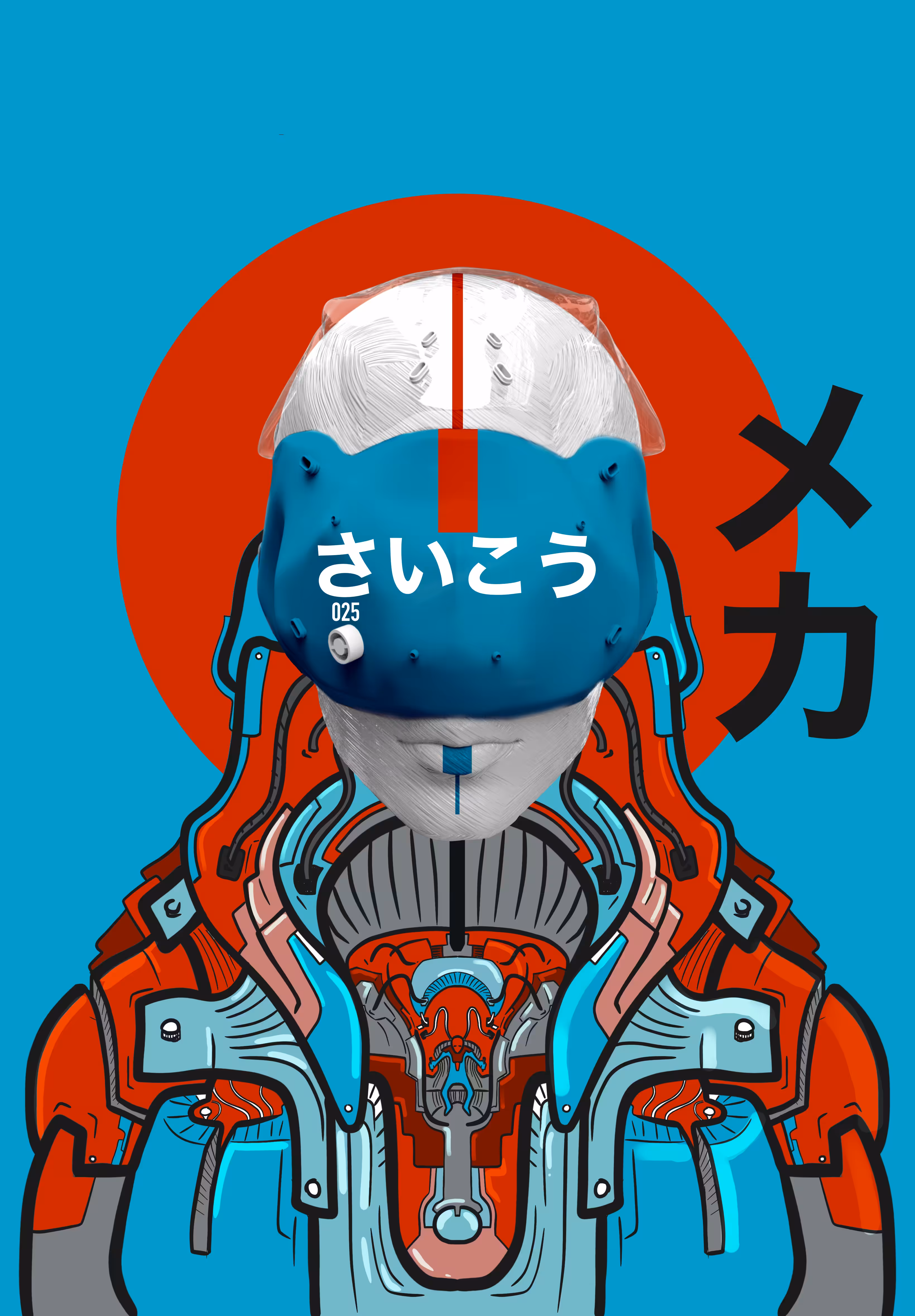 SAIKOU MECHA MASK by SYARAWI™