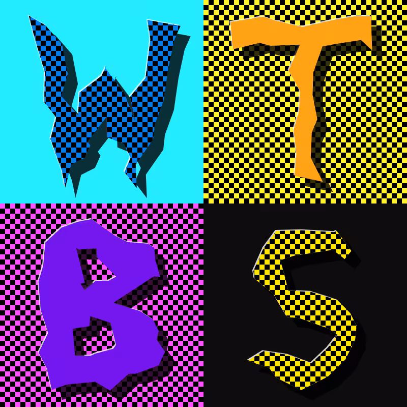 Waiting To Be Signed Logo with Wobbles #382