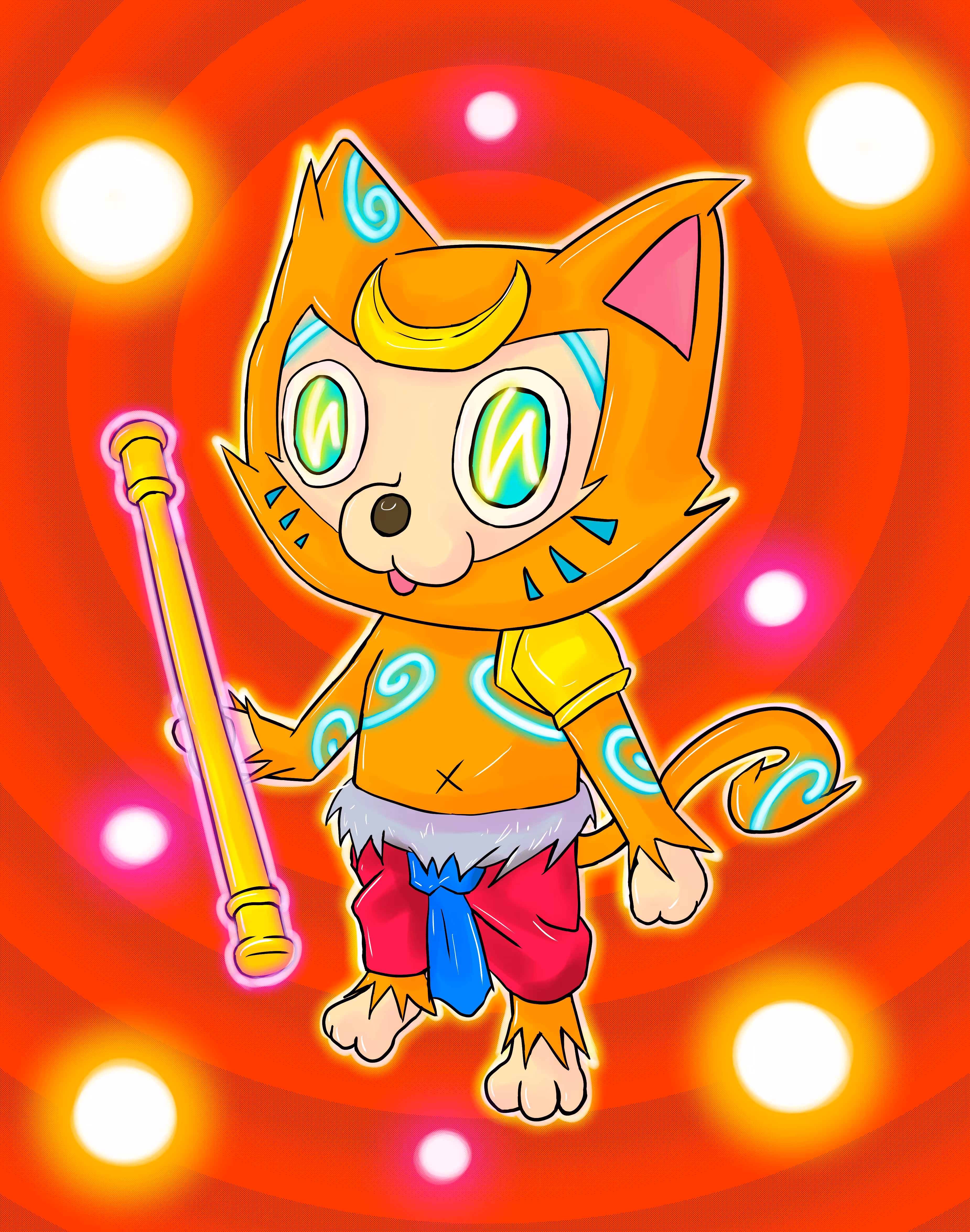Cyber cat Wukong