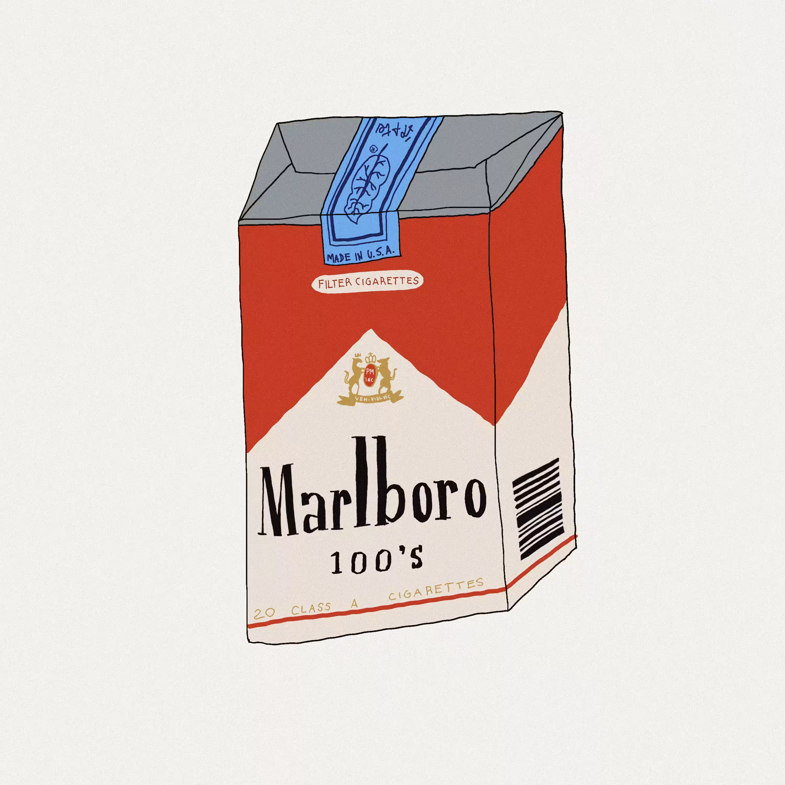 marlboro 100's atado 