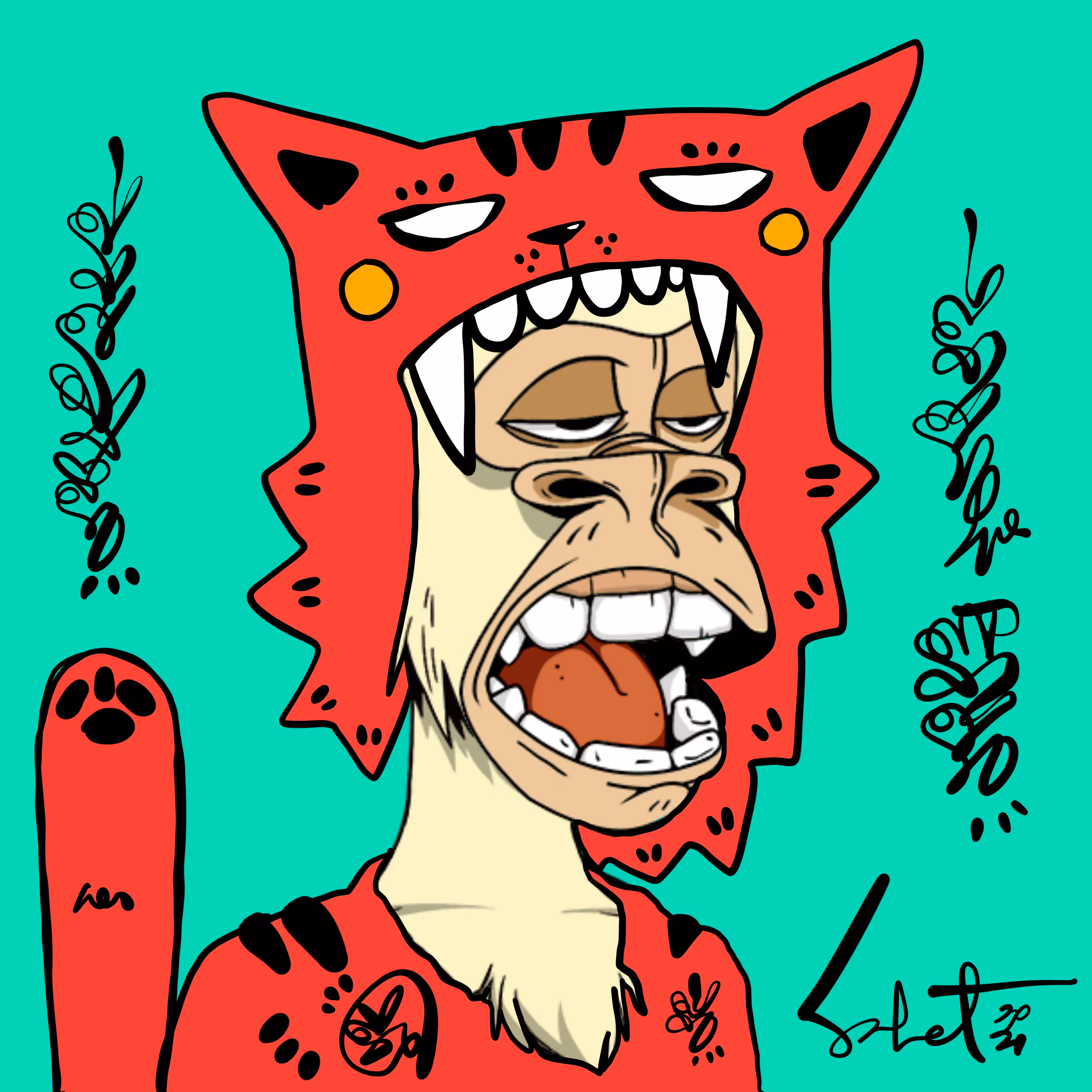 Ugly Kitties by Sabet #131 (Ugly Kitties x Board Apes Yacht Club)