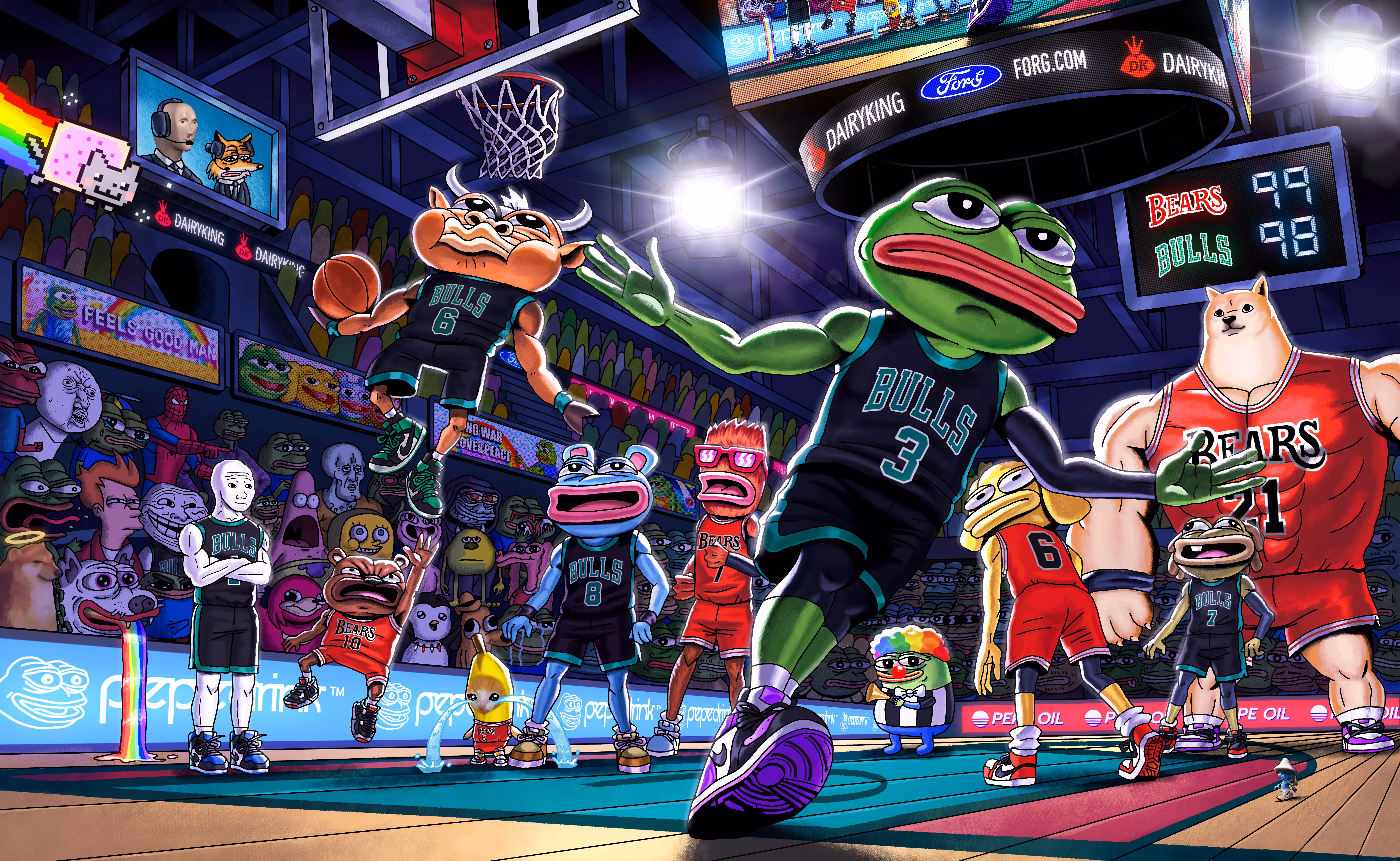 PEPE BULLS DUNK
