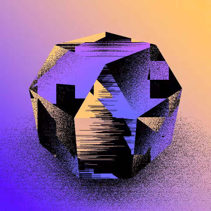 Z-fighting Primitives: Bevelled Cube 01