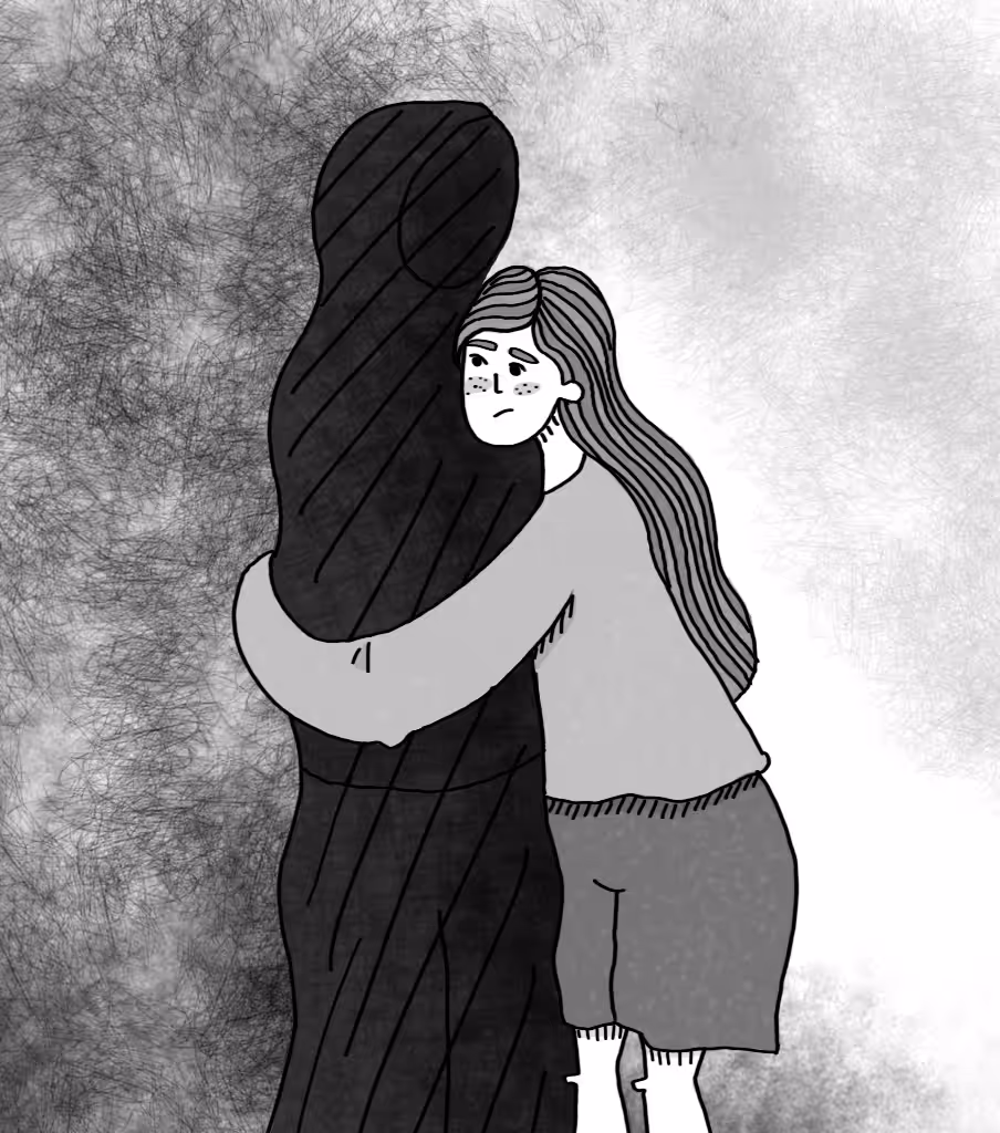 Hugging depression