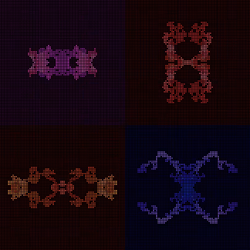 Dither Creatures 2x2 #48