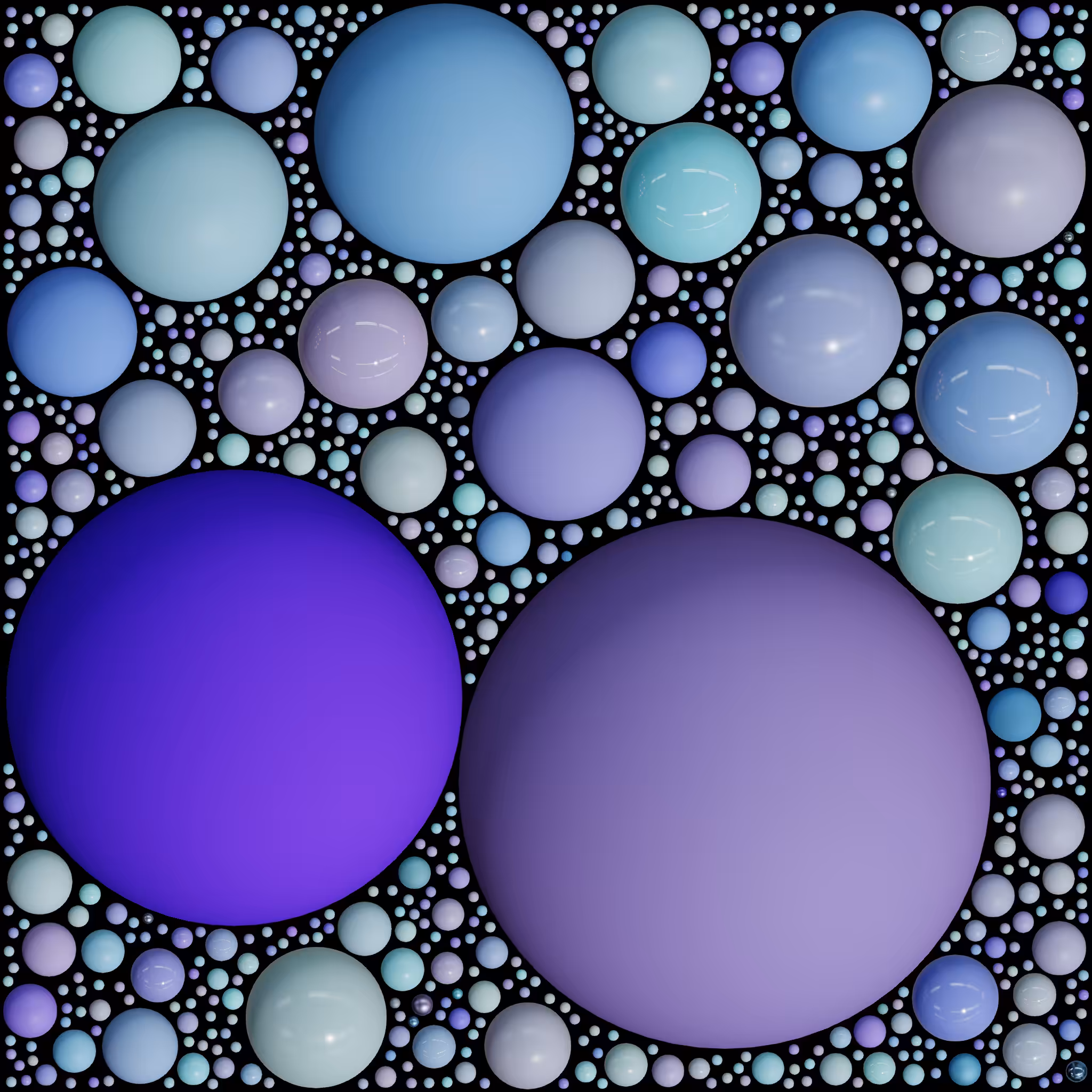sphere/packed #10