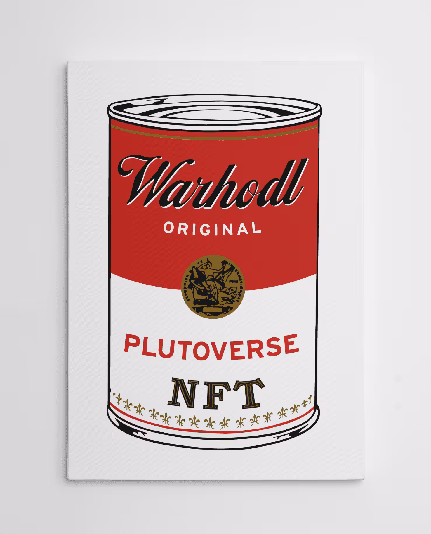 WARHODL Artist Proof "PLUTOVERSE" NFT Original Can
